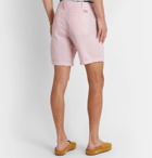 POLO RALPH LAUREN - Maritime Slim-Fit Linen and Cotton-Blend Shorts - Pink