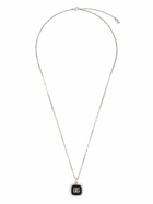Dolce & Gabbana Silver-Tone Logo Necklace