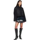 Balenciaga Black Cropped Jacket