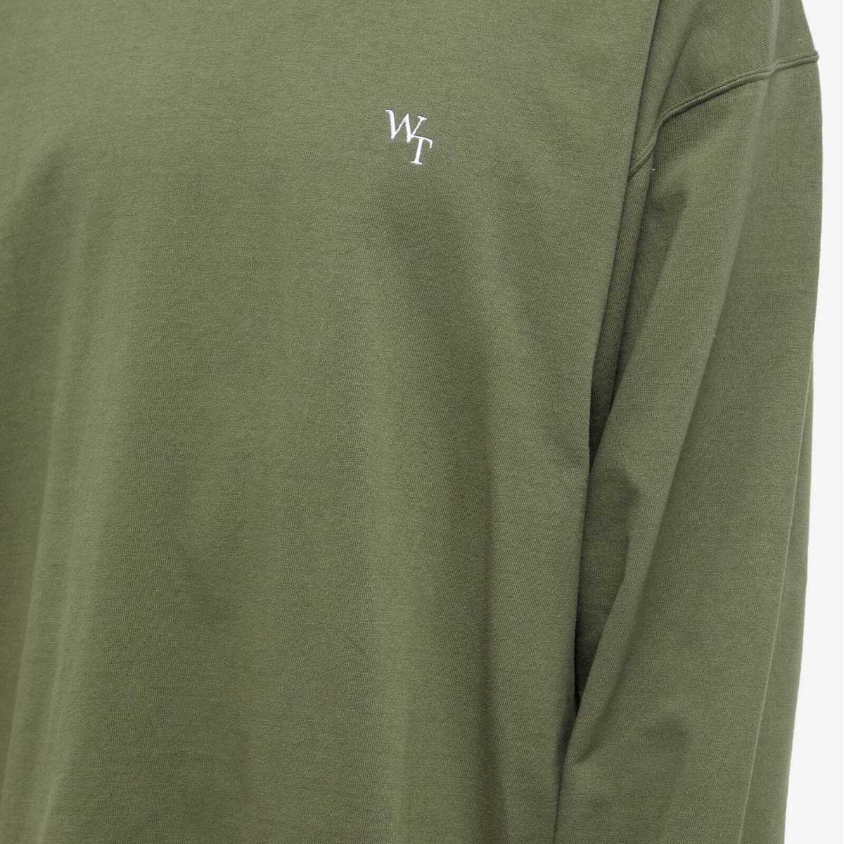 WTAPS Men's Long Sleeve League T-Shirt in Olive Drab WTAPS