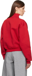 JACQUEMUS Red 'Le Camionneur Gros Grain' Sweatshirt