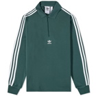 Adidas Men's Long Sleeve 3 Stripe Polo Shirt in Mineral Green