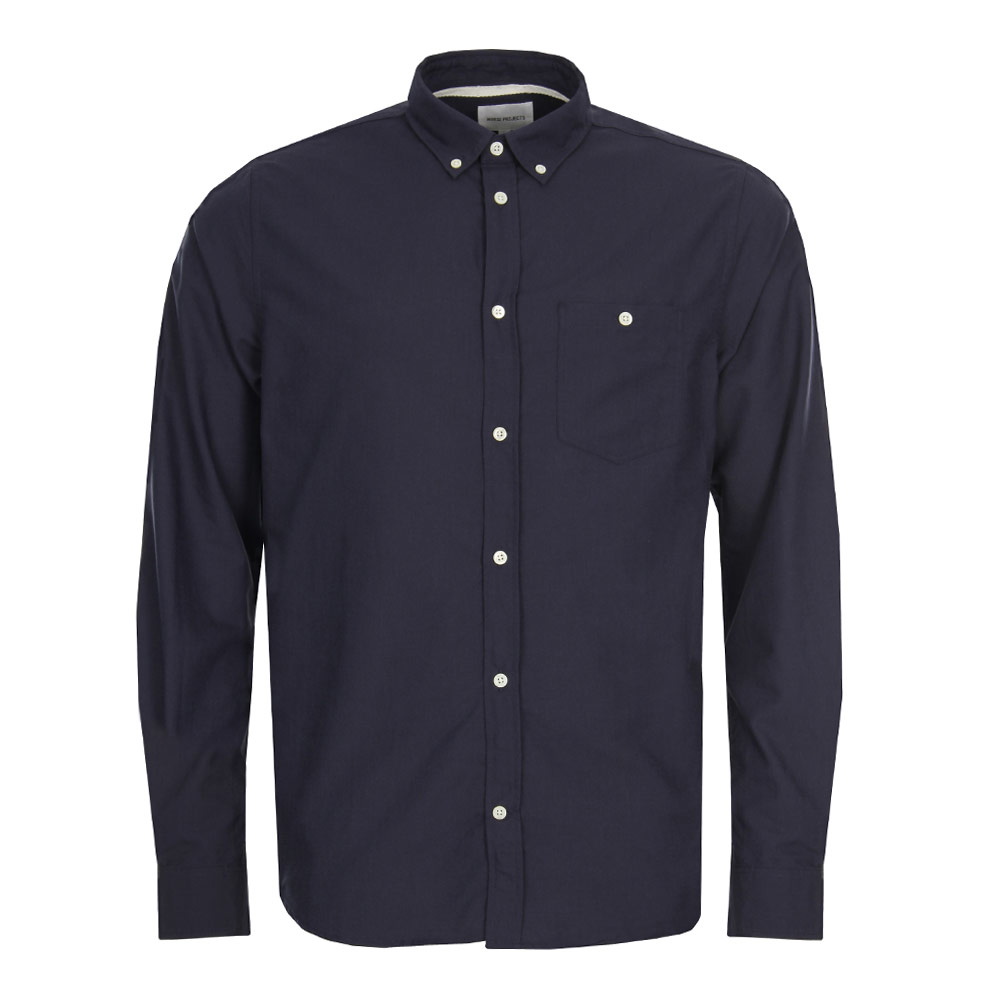 Anton Oxford Shirt - Dark Navy