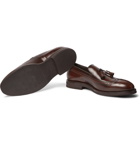 Brunello Cucinelli - Leather Tasselled Loafers - Brown