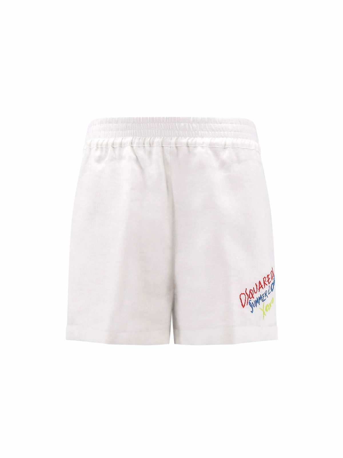 ショートパンツ Dsquared2 Dsquared2 Summer Lovers Cotton Popeline Shorts Dsquared2 Summer Lovers Cotton Popeline Shorts Dsquared2