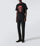 Alexander McQueen Skull printed cotton jersey T-shirt