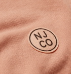 Nudie Jeans - Melvin Logo-Appliquéd Loopback Cotton-Jersey Sweatshirt - Pink