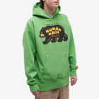 Human Made Men's Bear Popover Hoody in Green