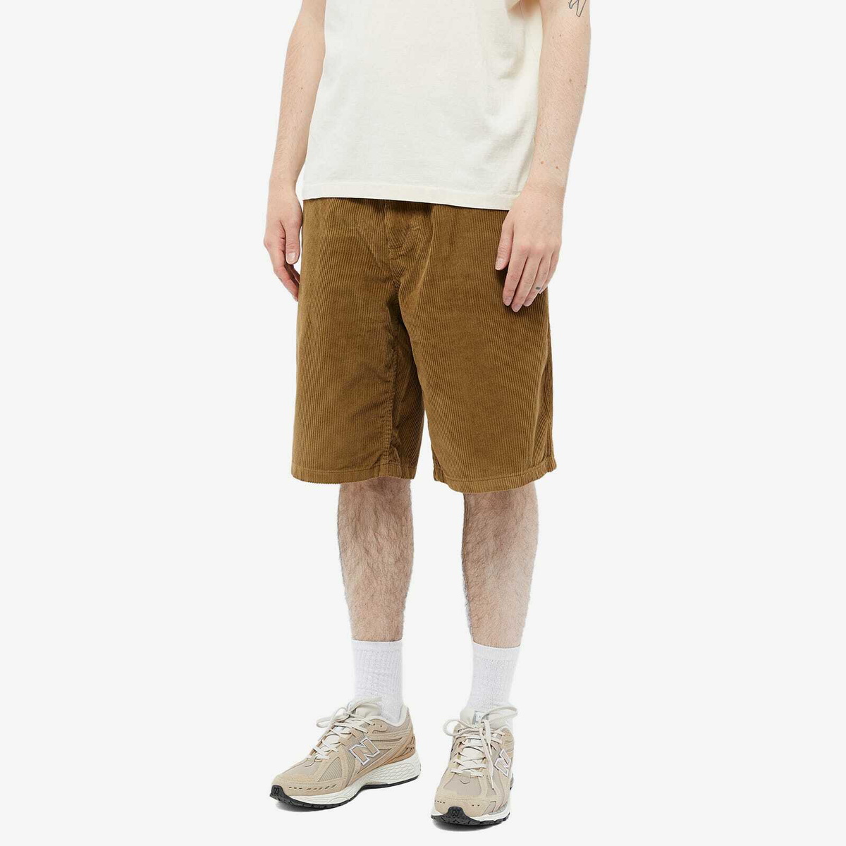 Polar Skate Co. Men's Big Boy Cord Shorts in Brass Polar Skate Co.