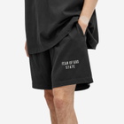 Fear of God ESSENTIALS Men's Heavy Jersey Soccer Short in Black