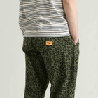 Service Works Men's Patterned Easy Chef Pants in Green Leopard
