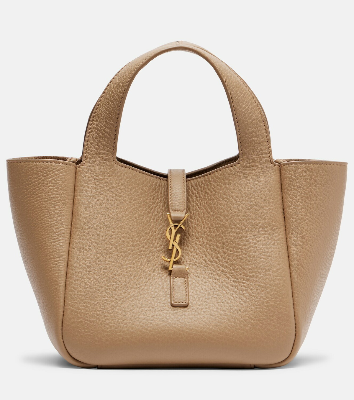 Saint Laurent Le 5 à 7 Baby Bea leather top-handle bag