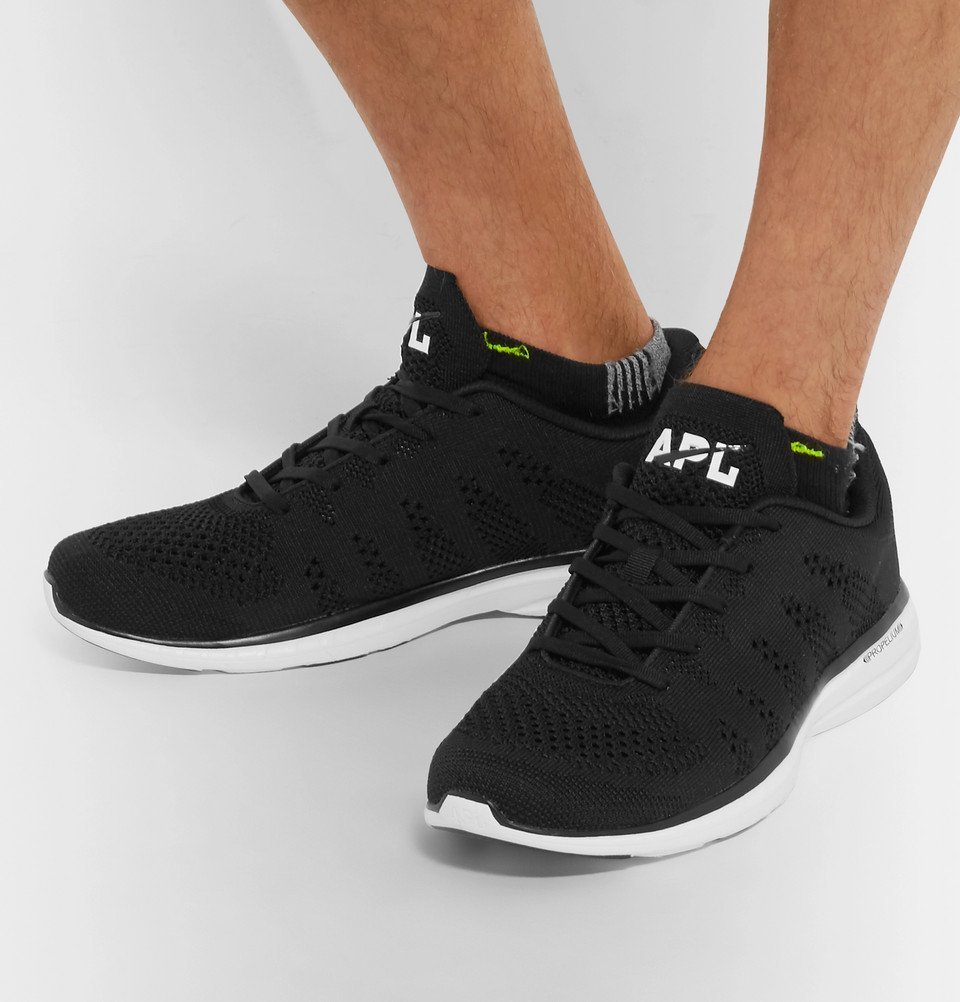 APL Athletic Propulsion Labs - TechLoom Pro Running Sneakers - Black ...