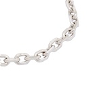 NUMBERING Men's Edge Cut Chain Bracelet in Silver