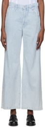 Frame Blue 'Le Baggy Palazzo' Wide-Leg Jeans