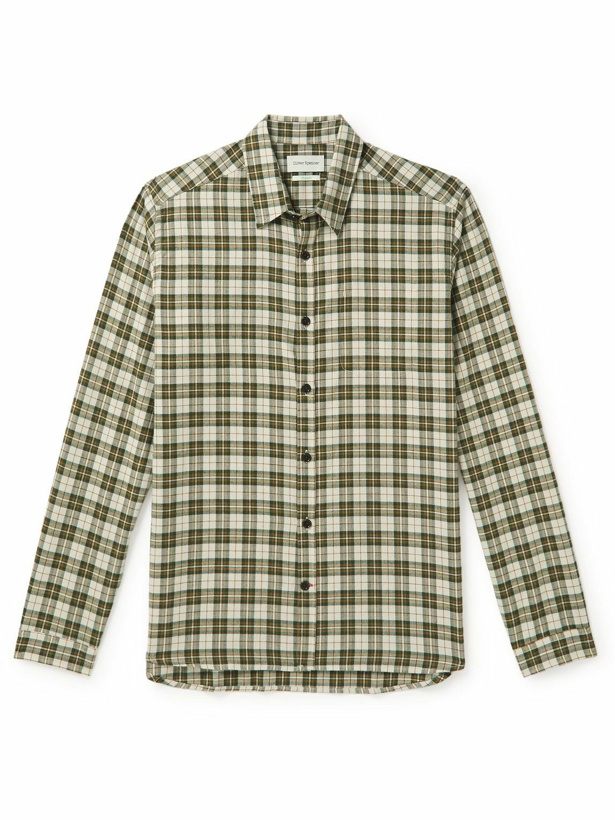 Photo: Oliver Spencer - New York Special Cotton-Flannel Shirt - Green