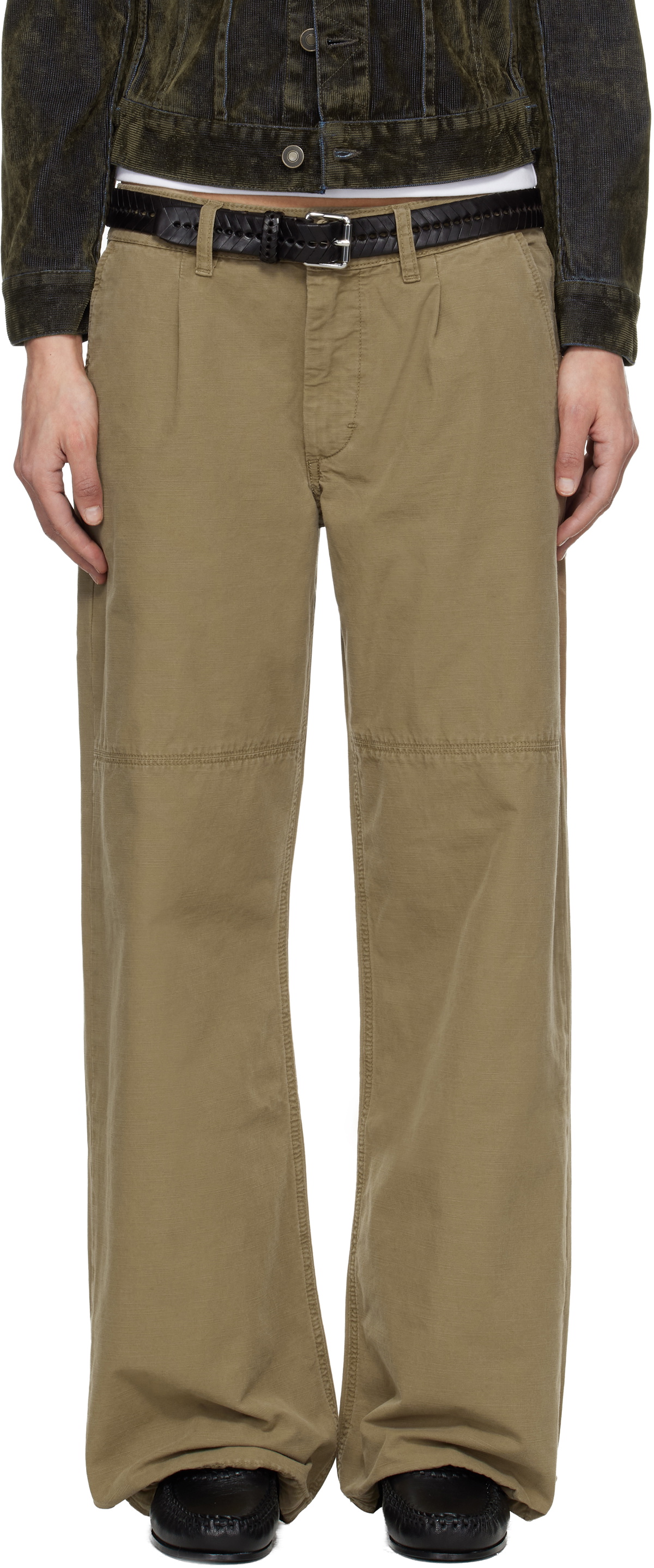 JEANERICA Khaki Mina Trousers