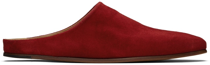 Photo: Rhude Red Chateau Suede Mules