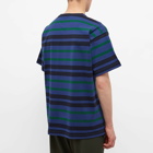 WTAPS Men's Jam 01 Stripe T-Shirt in Blue