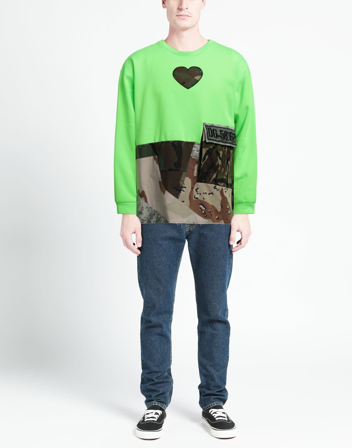 Dolce & gabbana Mens Sweatshirt Lime in Green