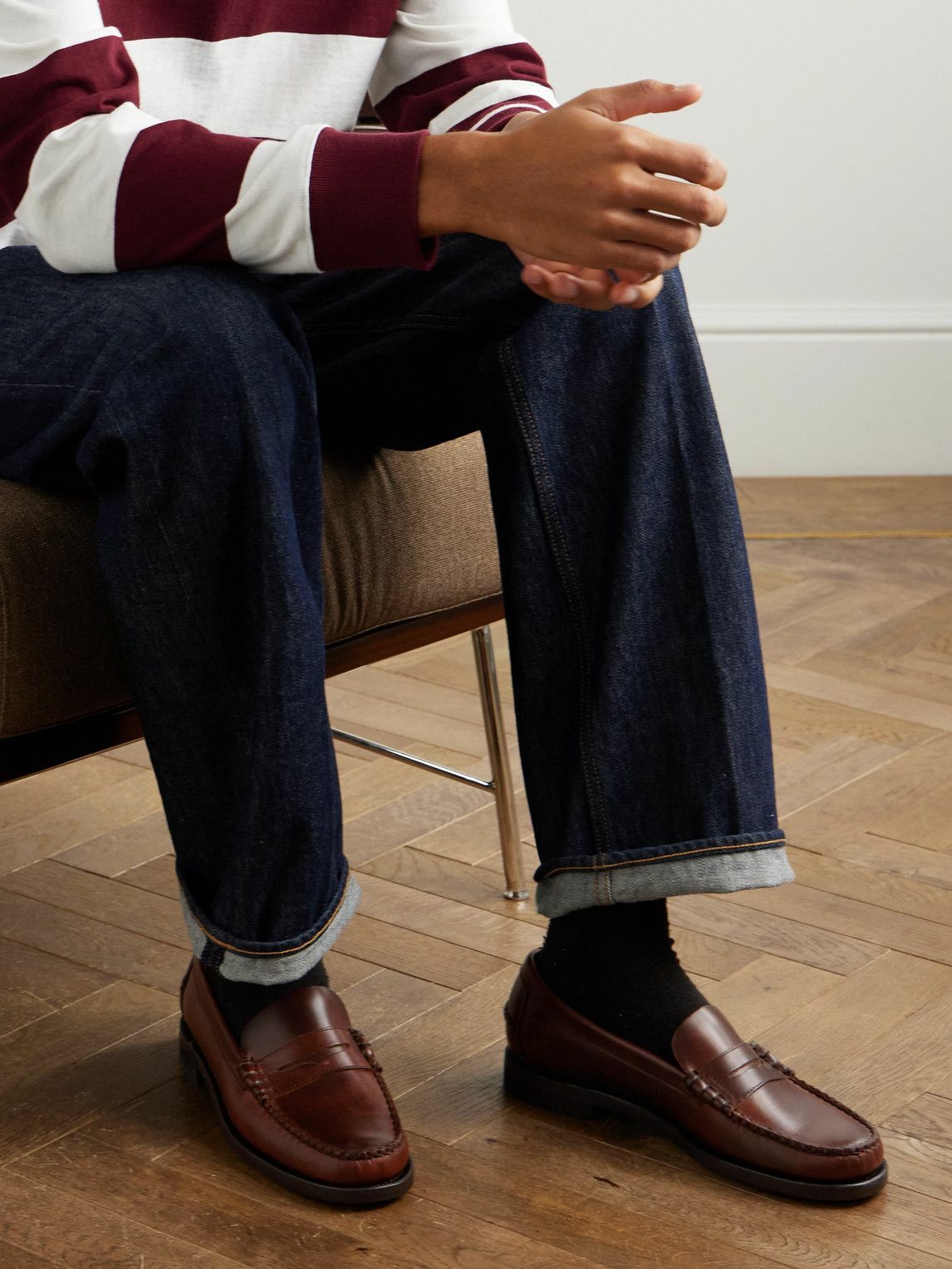 Sebago - Classic Dan Leather Penny Loafers - Brown