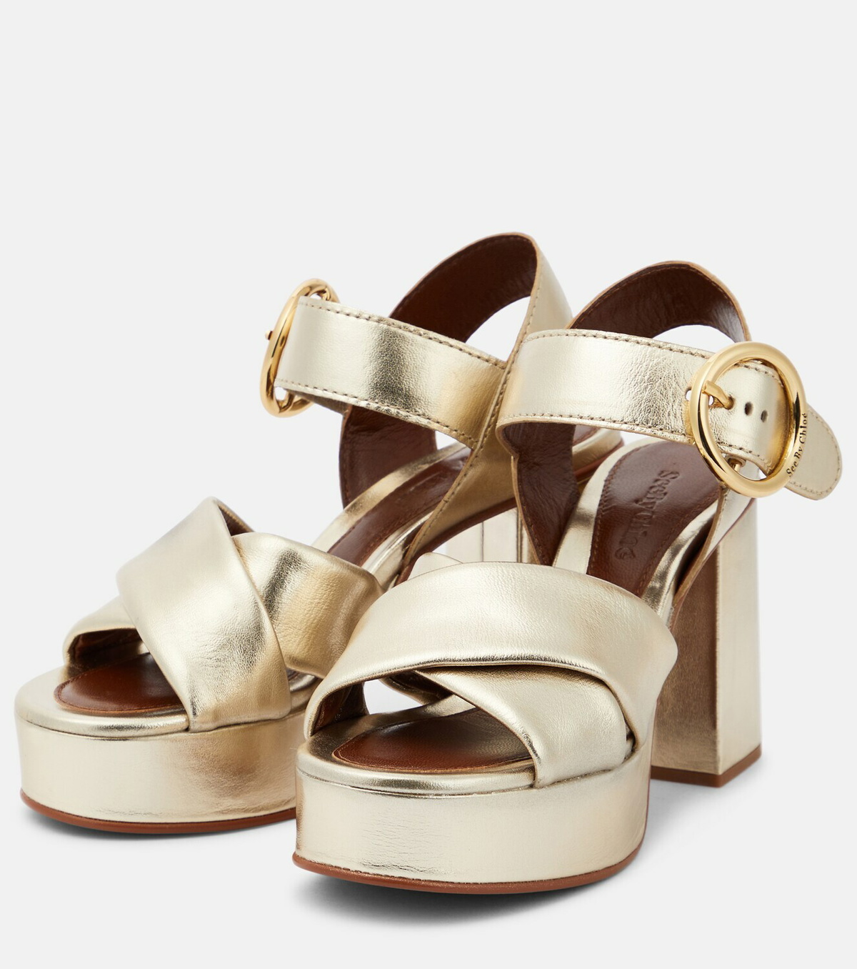 See By Chloe - Lyna leather platform sandals See by Chloe