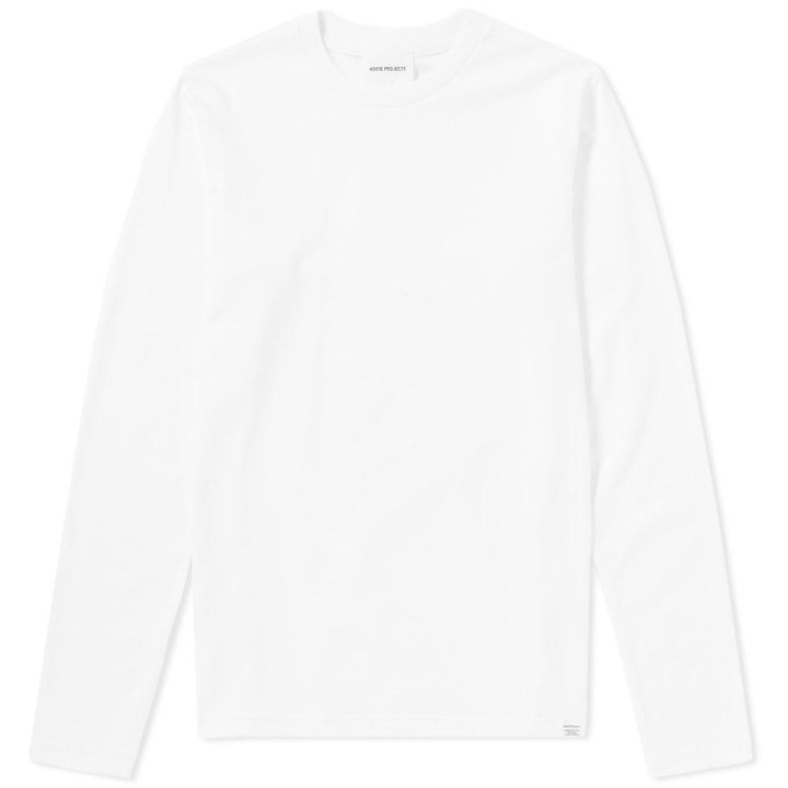 Photo: Norse Projects Long Sleeve Niels Standard Tee White