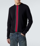 Gucci Web Stripe cotton sweater