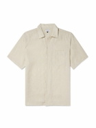 Kingsman - Drake's Convertible-Collar Linen Shirt - Neutrals