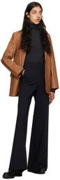 Theory Black Wide-Leg Trousers