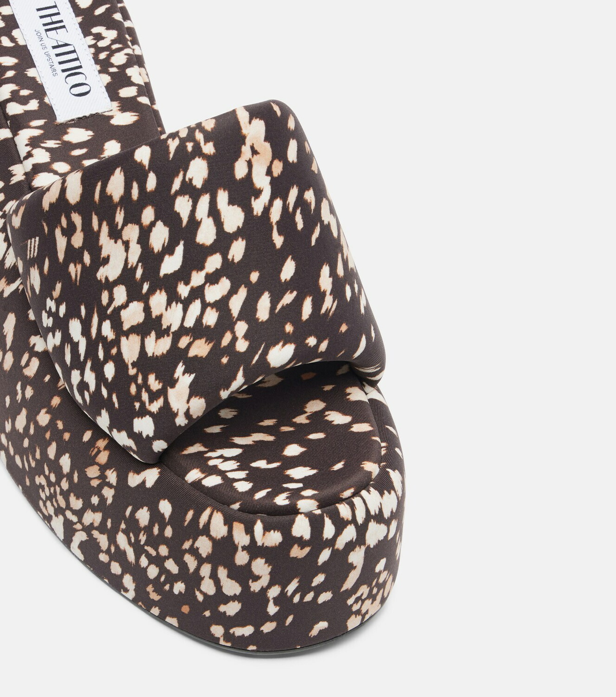 The Attico Mochi leopard-print platform sandals