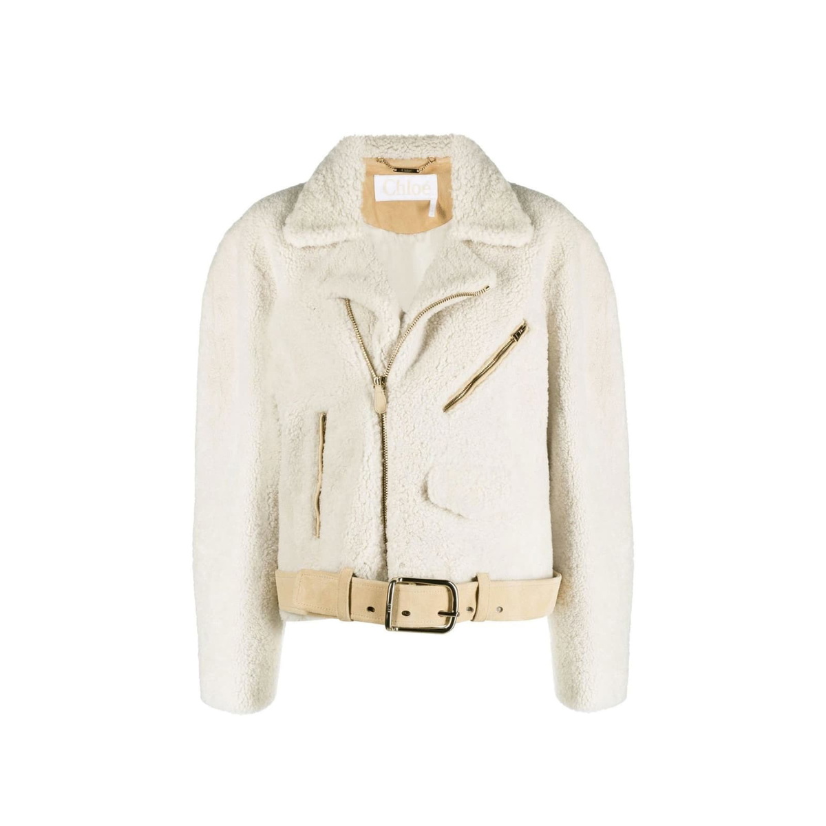 Chloe - Leather biker jacket Chloe