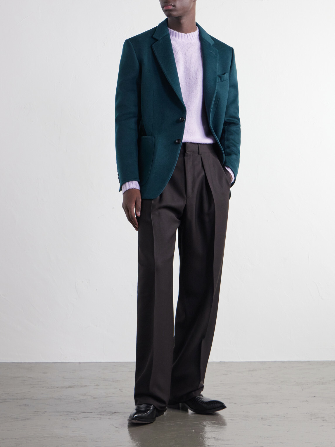TOM FORD - Woven Cashmere Blazer - Green