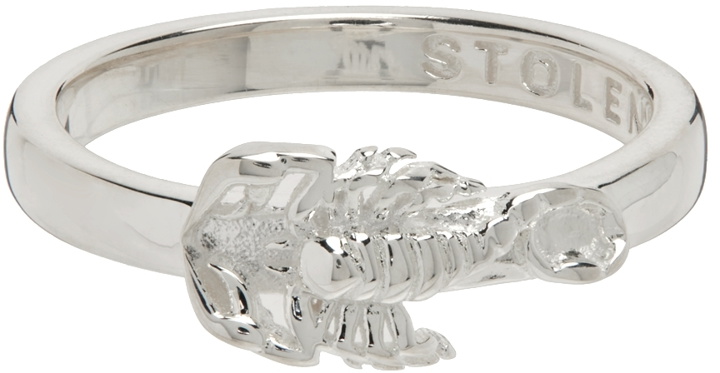 Photo: Stolen Girlfriends Club Silver Micro Scorpion Ring