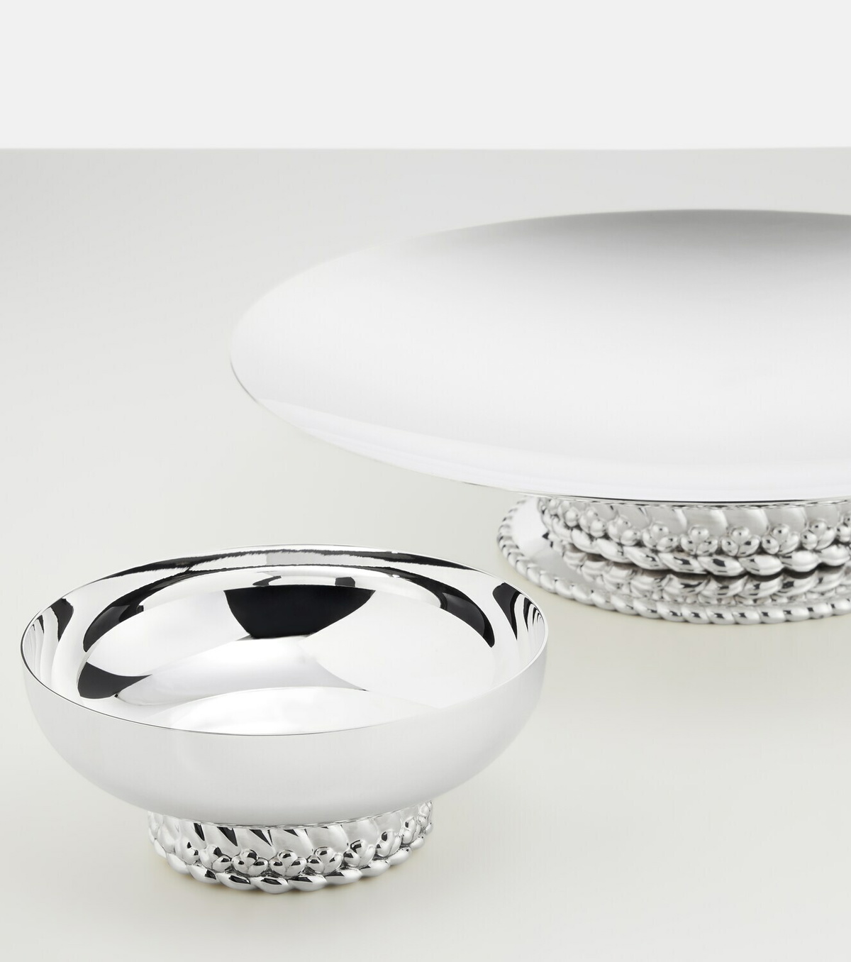 Christofle Babylone silver-plated centerpiece