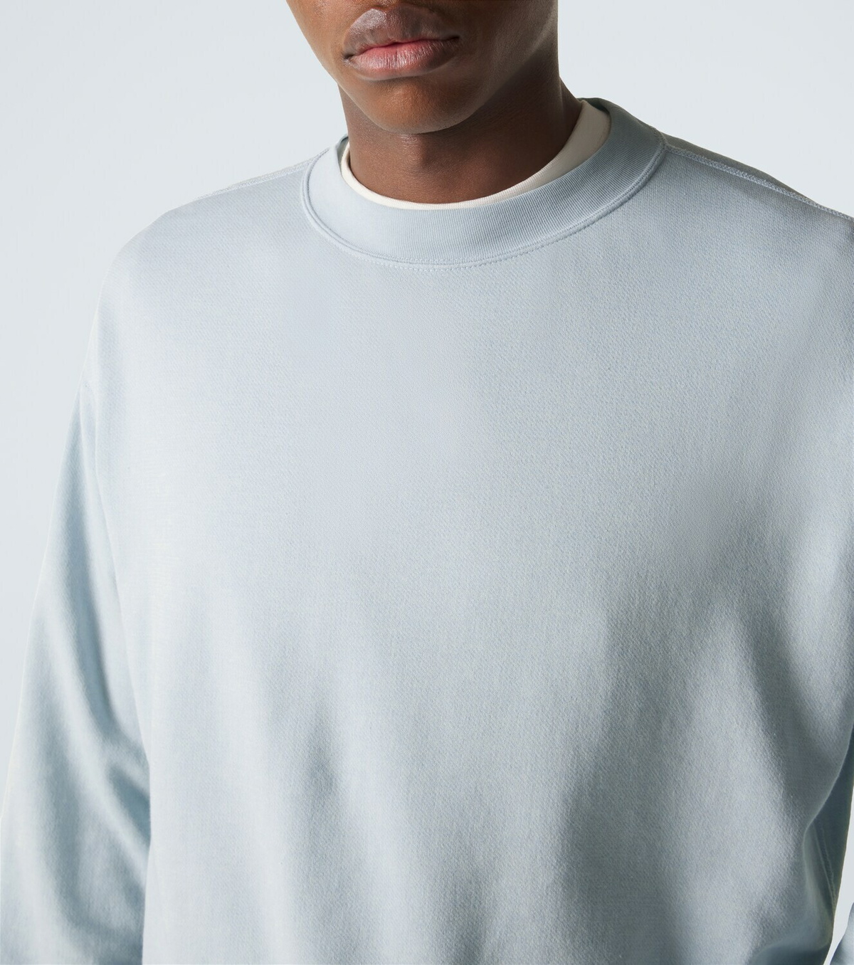 Auralee Cotton, wool and silk sweatshirt