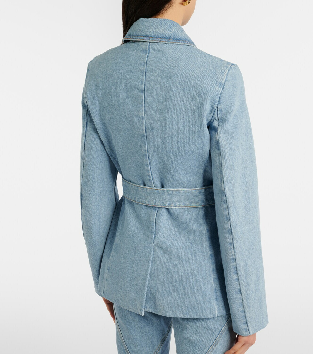 Nina Ricci Belted denim jacket