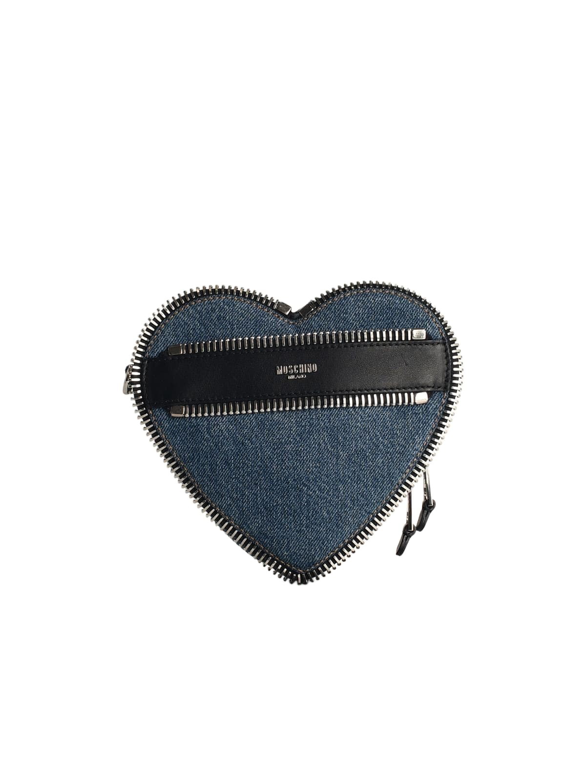 MOSCHINO 【関税送料込◆SALE価格◆】Heartbeat サテンバッグ MOSCHINO 【関税送料込◇SALE価格◇】Heartbeat サテンバッグ