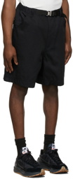 Sacai Black Denim Shorts
