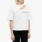 Alexander McQueen Women's Logo T-Shirt in Optical White