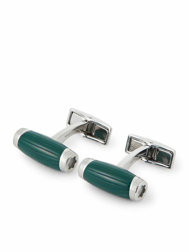 Photo: Montblanc - Starwalker Silver and Resin Cufflinks