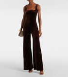 Galvan Vesper velvet jumpsuit
