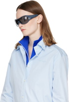 Miu Miu Eyewear Blue 'Archive 2005' Sunglasses