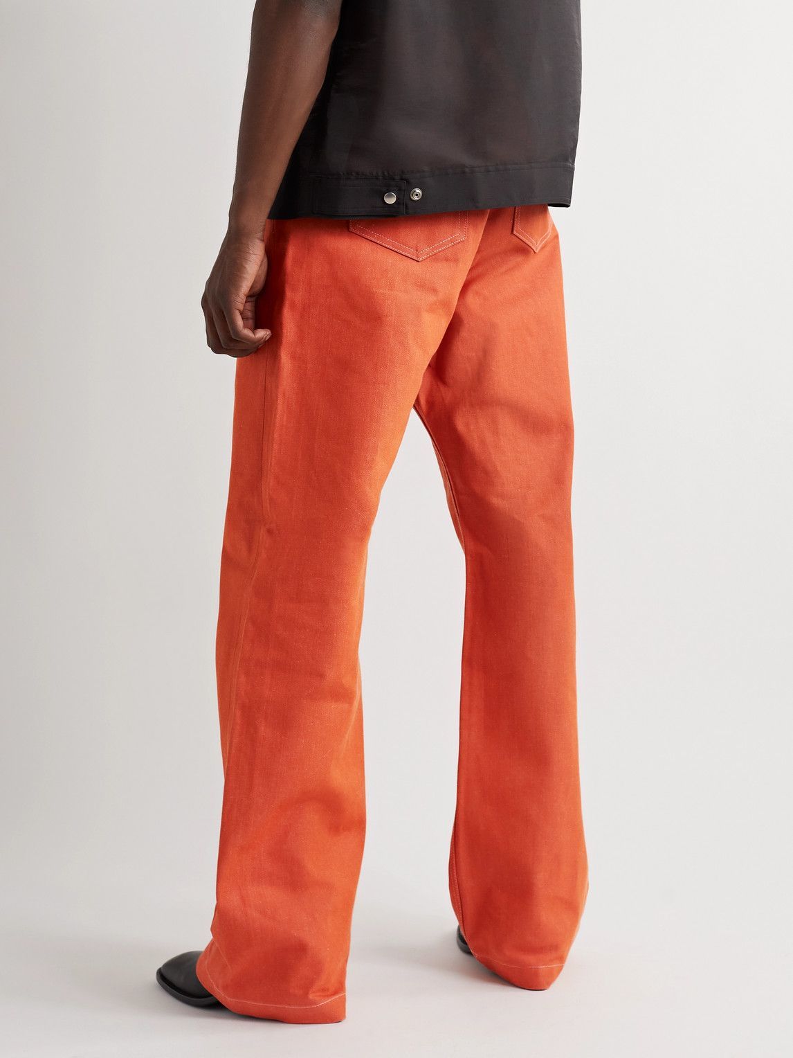 Rick Owens - Geth Wide-Leg Jeans - Orange Rick Owens