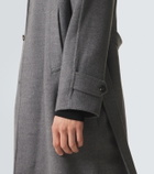 Saman Amel Belted wool overcoat
