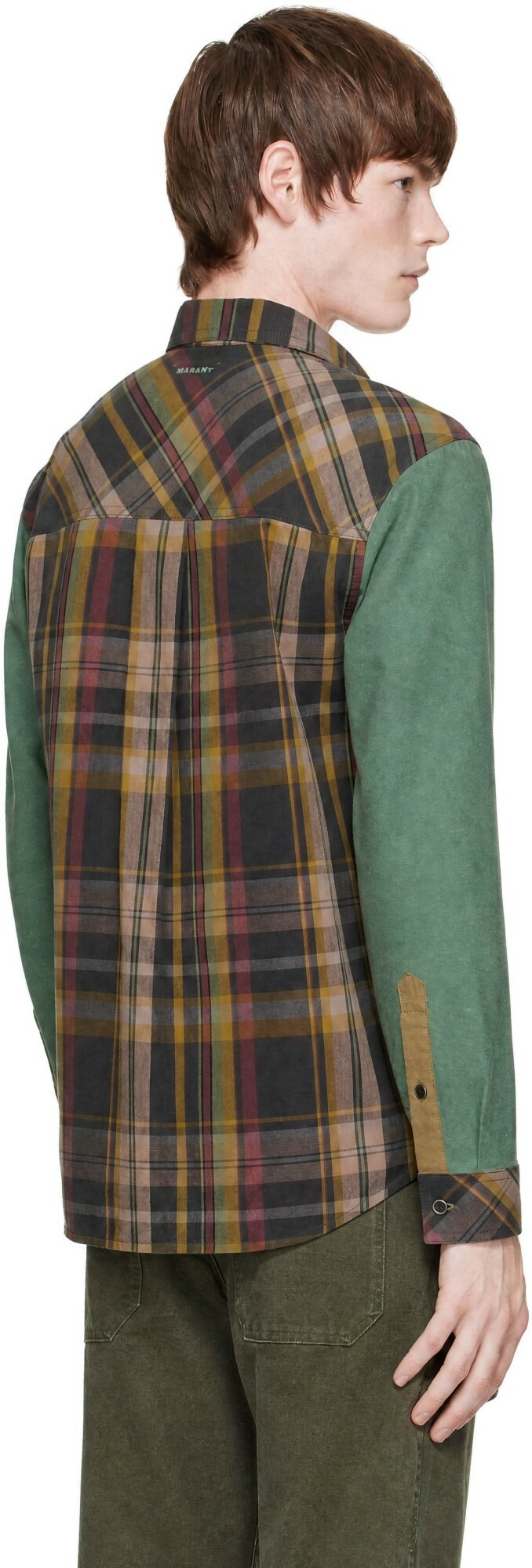 Isabel Marant Green & Brown Sacha Shirt
