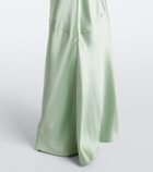 Retrofête Odalis beaded draped maxi dress