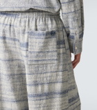Loewe Paula's Ibiza denim jacquard Bermuda shorts