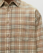 John Elliott Hemi Oversized Shirt Brown - Mens - Longsleeves