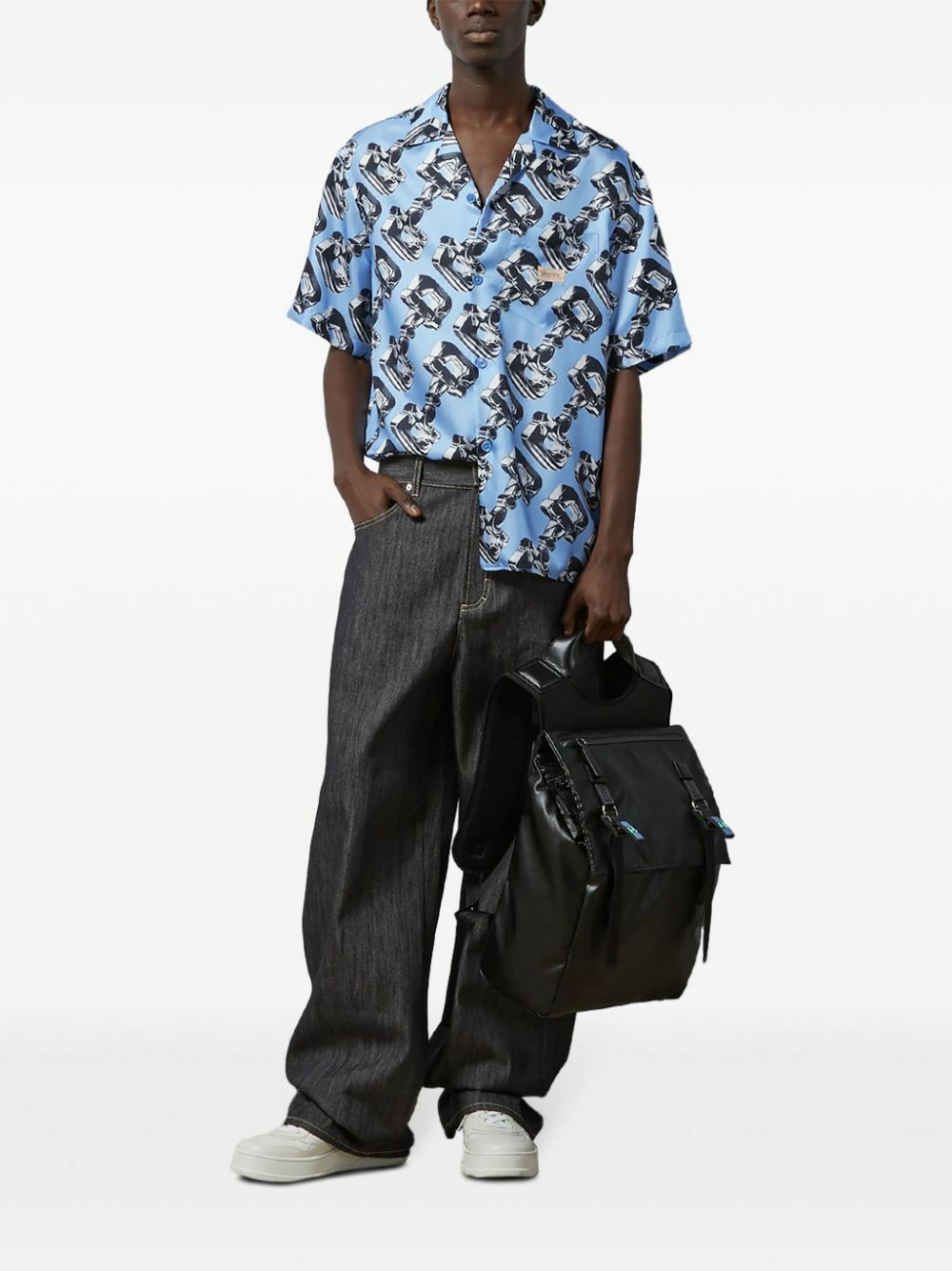 Gucci 3D Horsebit-Print Shirt Gucci